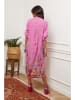 La Compagnie Du Lin Leinen-Kleid "Faroudja" in Pink