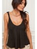 Fleur de Lin Lniany top "Filiale" w kolorze czarnym