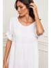 La Compagnie Du Lin Leinen-Kleid in Weiß