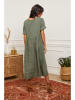 Fleur de Lin Leinen-Kleid "Gustaro" in Khaki
