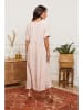 La Compagnie Du Lin Leinen-Kleid in Rosa