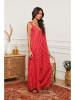 Joséfine Leinen-Jumpsuit in Rot