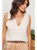 Fleur de Lin Leinen-Top "Harley" in Creme