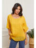 Plume Leinen-Bluse in Gelb