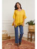 Plume Leinen-Bluse in Gelb