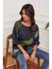 Joséfine Linnen blouse donkerblauw
