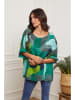 Fleur de Lin Leinen-Bluse in Grün