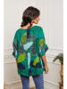 Fleur de Lin Leinen-Bluse in Grün