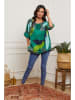La Compagnie Du Lin Linnen blouse groen