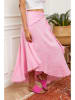 La Compagnie Du Lin Leinen-Rock in Pink