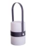 näve Dekoracyjna lampa LED "Neo" w kolorze szaro-białym - 11 x 28 x 10 cm