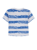 Kanz Koszulka w kolorze niebiesko-białym