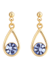 Park Avenue Vergold. Ohrstecker mit Swarovski Kristallen