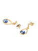 Park Avenue Vergold. Ohrstecker mit Swarovski Kristallen
