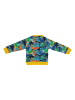 Småfolk Sweatshirt "Dinosaurier" blauw/geel