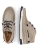 TRAVELIN' Leder-Schnürschuhe "Maenporth" in Taupe