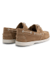 TRAVELIN' Leren mocassins "Penzance" lichtbruin