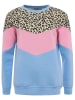 Zwillingsherz Sweatshirt "Konny" lichtblauw/lichtroze