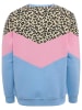 Zwillingsherz Sweatshirt "Konny" lichtblauw/lichtroze