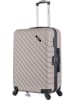 BlueStar Hardcase-trolley "Cite" beige - (B)41 x (H)65 x (D)26 cm