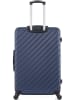 BlueStar Hardcase-trolley "Cite" donkerblauw - (B)47 x (H)75 x (D)29 cm