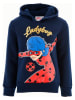 Lady Bug Hoodie "Lady Bug" in Dunkelblau/ Bunt