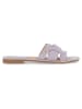 Mexx Leren slippers "Jacey" lila