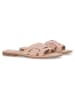 Mexx Leren slippers "Jacey" lichtroze