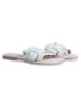 Mexx Leren slippers "Jacey" lichtblauw