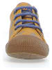 Naturino Skórzane sneakersy w kolorze złoto-żółtym