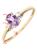 Diamant Exquis Gold-Ring mit Edelstein
