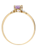 Diamant Exquis Gold-Ring mit Edelstein
