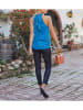 Milan Kiss Top in Blau