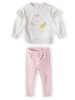 Minoti 2tlg. Outfit in Creme/ Rosa