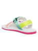 Benetton Sandalen in Bunt/ Weiß