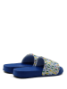 Benetton Slippers blauw/wit/meerkleurig