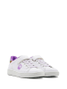 Benetton Sneakers wit/paars/zilverkleurig