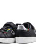 Benetton Sneakers in Schwarz/ Silber/ Bunt
