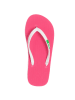 Benetton Zehentrenner in Pink/ Weiß