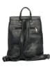 Anna Morellini Leder-Rucksack "Montichiari" in Schwarz - (B)31 x (H)37 x (T)15 cm