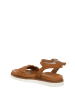 Patrizia Pepe Skórzane sandały w kolorze jasnobrązowym