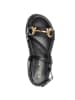 Patrizia Pepe Skórzane sandały w kolorze czarnym