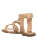 Patrizia Pepe Leren sandalen beige