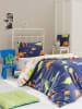 Colourful Cotton Beddengoedset "Dinolar" donkerblauw/meerkleurig