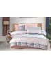 Colourful Cotton Beddengoedset "Terra" lichtroze/blauw