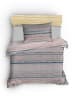 Colourful Cotton Beddengoedset "Terra" lichtroze/blauw