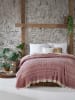 Colourful Cotton Tagesdecke "Etno" in Bordeaux