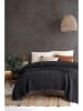 Colorful Cotton Bedsprei "Sidney" zwart