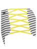 Venice Beach Bikini-Hose in Schwarz/ Gelb