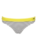 Venice Beach Bikini-Hose in Schwarz/ Gelb